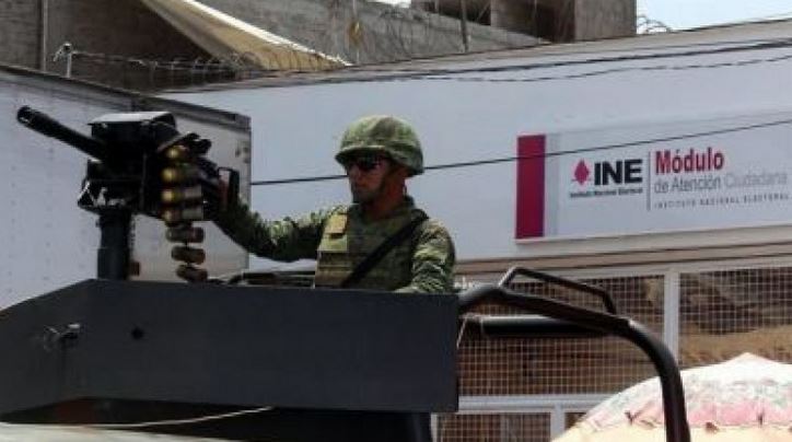 Ejército Mexicano resguardará los lugares donde se concentrarán los votos.