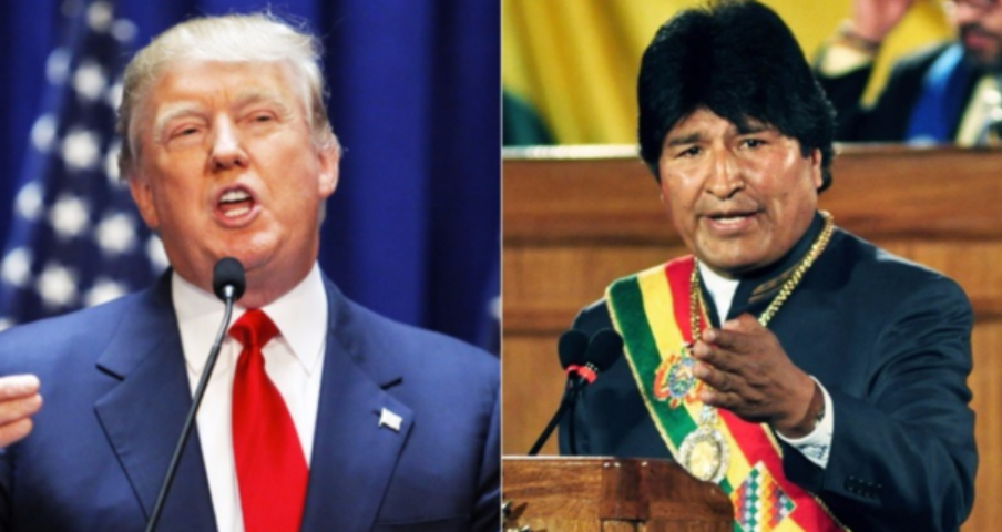 Evo Morales se refirió a Trump como ‘el enemigo de la humanidad, del planeta Tierra’.