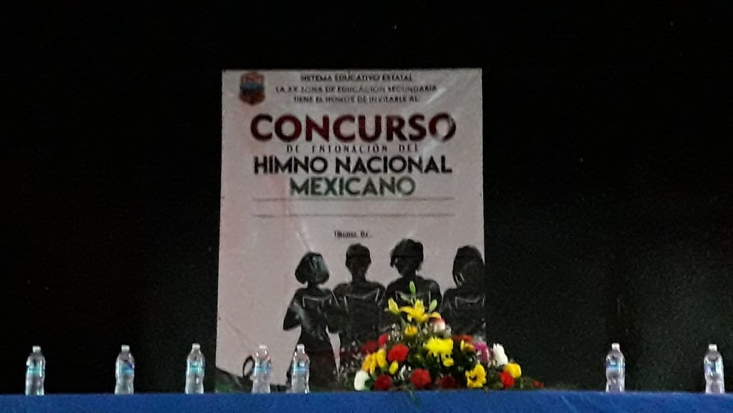 Llevan a cabo el décimo concurso anual de entonación de Himno Nacional Mexicano