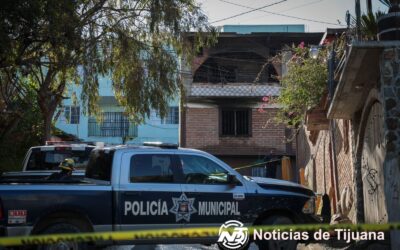 Familia fallece carbonizada en incendio de casa en Tijuana