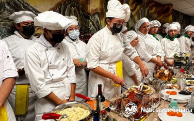 Demuestran estudiantes de CONALEP Plantel Tijuana II talento culinario en concurso “Preparación del Pavo”