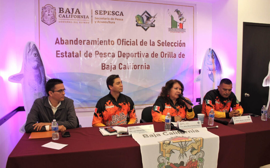 Abandera SEPESCA BC a la selección estatal de pesca deportiva de playa