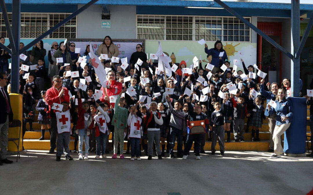 Arranca Secretaría de Educación colecta 2024 “Dale vida a la Cruz Roja donando”