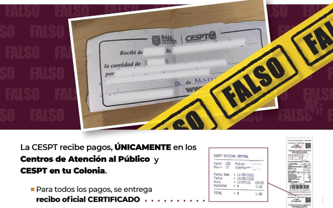 Advierte CESPT a ciudadanía sobre falsos cobradores