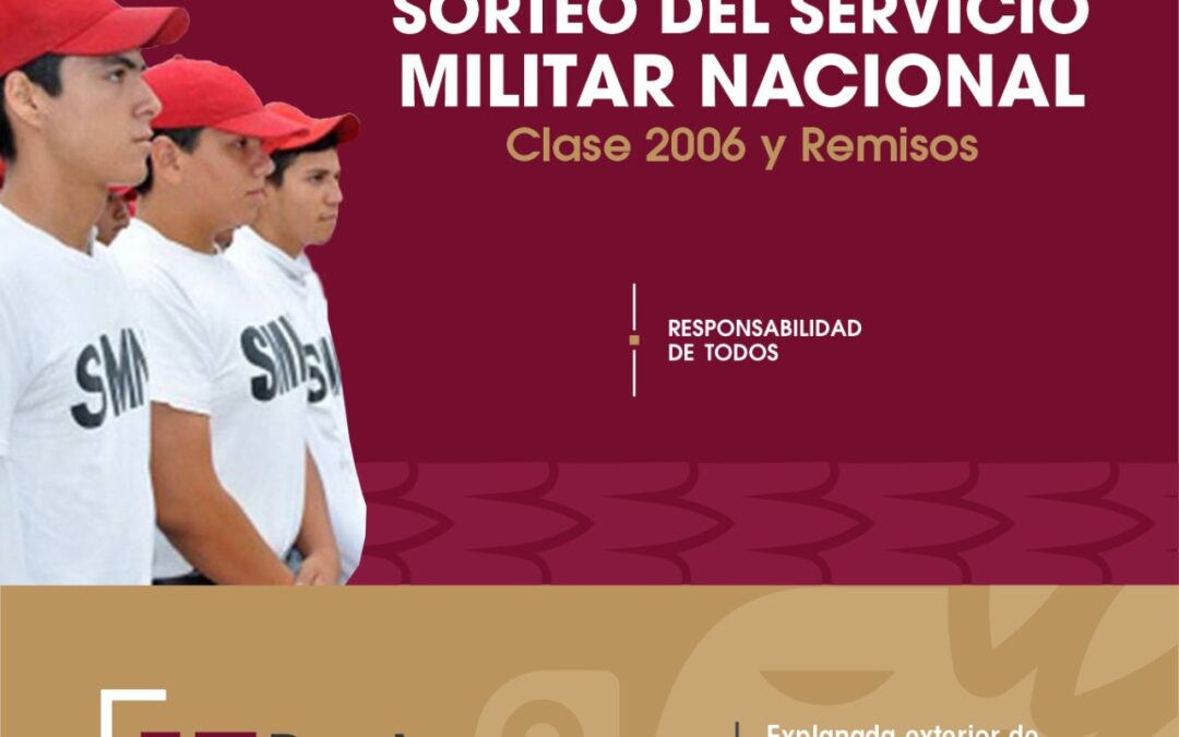 Realizarán próximo domingo 17 de noviembre el sorteo del servicio militar nacional